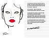 M.A.C. Face Charts From The Fall 2009 Shows: London Edition 