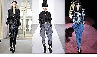 Fall 2009 Trend Report: Draped Trouser, Strong Shoulder 