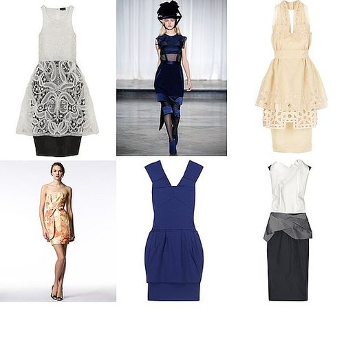 Shopping: Frocks From The Peplum Perspective   