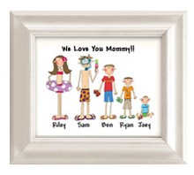 We Love Mom Frame