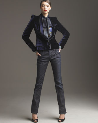 A statement shoulder jacket. A statement shoulder jacket.