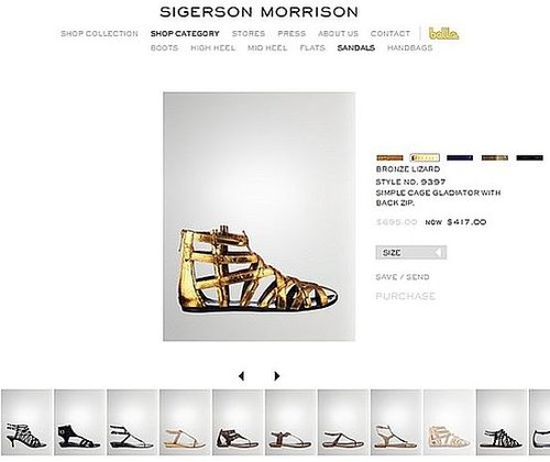 Sigerson Morrison Launches Online Store 