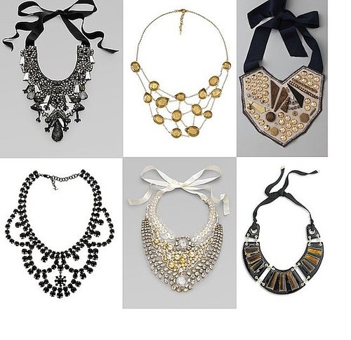Shopping: Jeweled Neckpieces 
