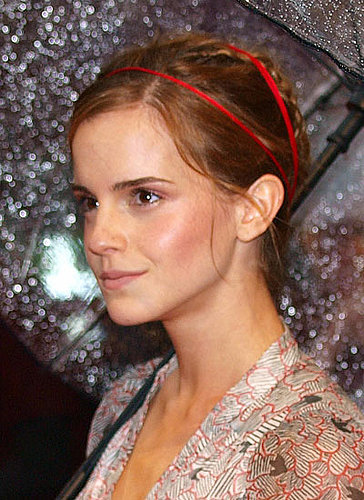 How-To: Emma Watson's Rainy Day Updo 