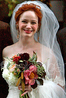 Christina Hendricks's Wedding Makeup