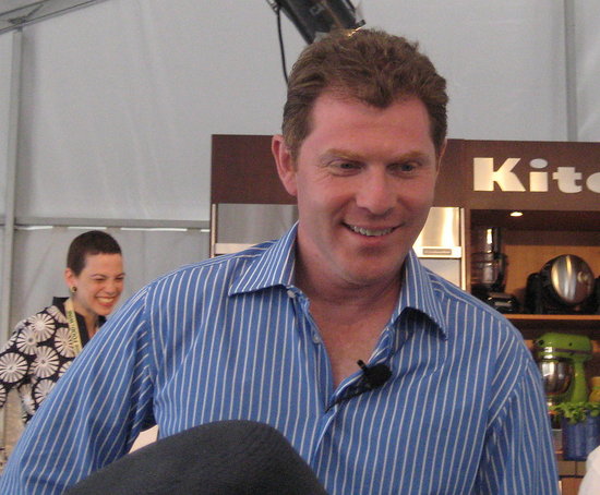 Bobby Flay Riles Up the Crowd
