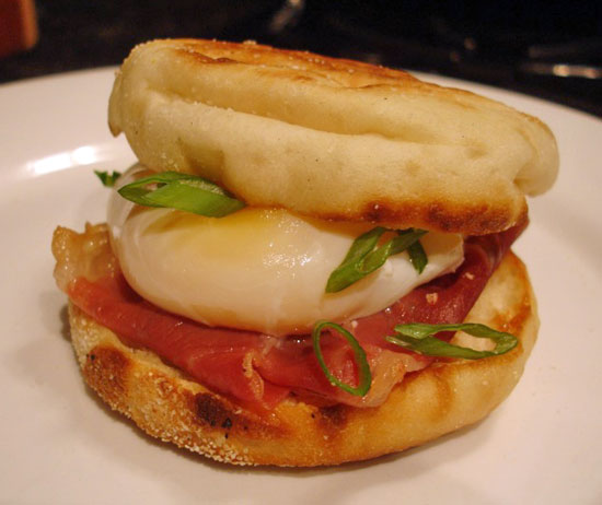 Recipe For Poached Egg and Prosciutto Sandwich 2009-06-24 12:53:58 Recipe For Poached Egg and Prosciutto Sandwich 2009-06-24 12:53:58