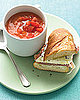 Summer Tomato Soup and Cheese Sandwich Recipe