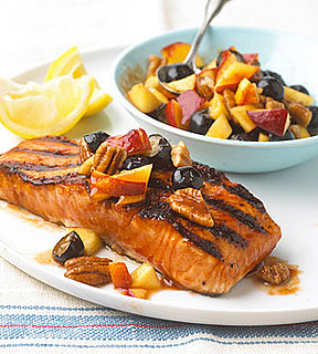 Grilled Salmon With Fruit Salad Recipe
