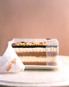 Black and White Peanut Bar Ice Cream Cake Black and White Peanut Bar Ice Cream Cake