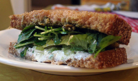 Recipe For 'Wichcraft's Goat Cheese Sandwich With Avocado Recipe For 'Wichcraft's Goat Cheese Sandwich With Avocado