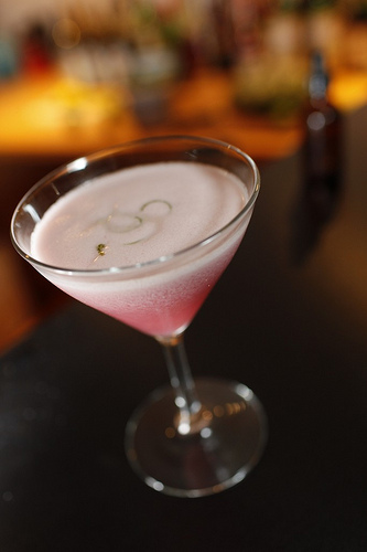 Danny Louie of San Francisco's Dosa Makes the Peony Cocktail