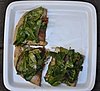 Pizza Topped with Salad