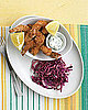 Recipe For Crispy Shrimp With Tartar Sauce and Red Cabbage Slaw