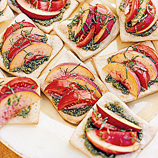 Peach Basil Pizza Recipe