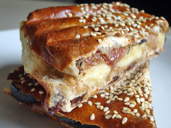 Recipe For Fig, Banana, and Almond Butter Panini Recipe For Fig, Banana, and Almond Butter Panini