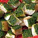 Green Gobble-'Ems Garlic Bread Chunks