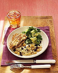 Chicken With Couscous and Cucumber Salad Recipe