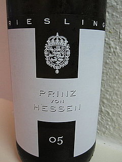 Review of 2005 Prinz Von Hessen Riesling