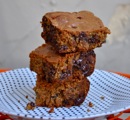 Simple Peanut Butter Brownies With Chocolate Chunks
