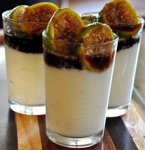 Balsamic Caramel Figs With Ricotta Mousse Recipe