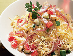 Fast & Easy Dinner: Italian-Style Spaghetti Squash Fast & Easy Dinner: Italian-Style Spaghetti Squash