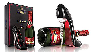 Christian Louboutin Piper Heidsieck Champagne Bottle and Glass Shoe