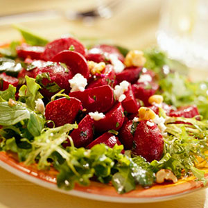 Fast and Easy Beet Goat Cheese Salad Recipe