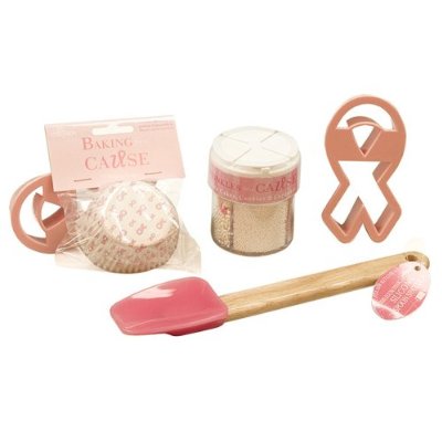 Fox Run Breast Cancer Awareness Baking Set Fox Run Breast Cancer Awareness Baking Set
