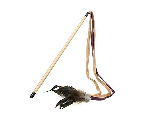 Fleece and Feather Wand Fleece and Feather Wand