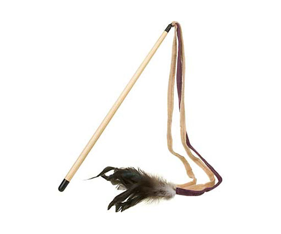 Fleece and Feather Wand