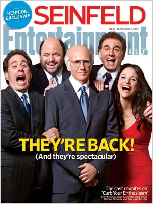 The Cast of Seinfeld Reunites With Larry David For the Cover of Entertainment Weekly