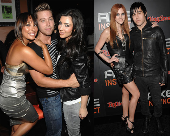 Ashlee and Pete at Axe's Leather Party 