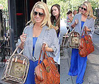 Photos of Jessica Simpson With Daisy in NYC
