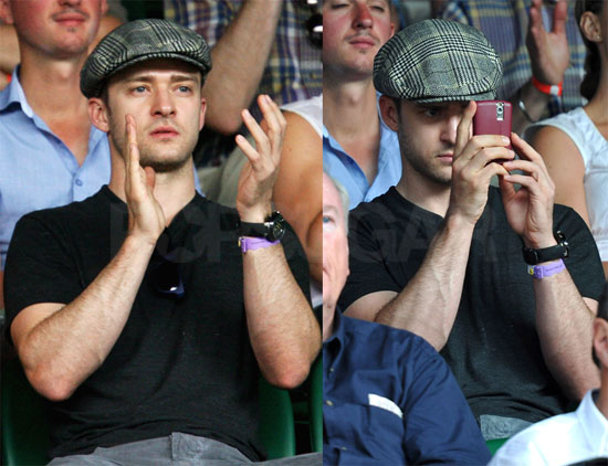 Photos of Justin Timberlake at Wimbeldon 