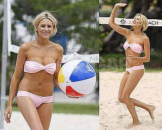 Bikini Photos of Stephanie Pratt Playing Beach Volleyball in Miami