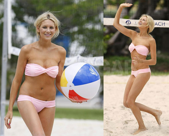 Photos of Stephanie Pratt in a Pink Bikini 
