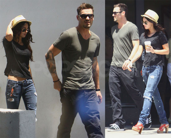 Photos of Megan Fox and Brian Austin Green Getting Coffee Photos of Megan Fox and Brian Austin Green Getting Coffee