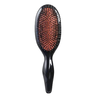 Keep your hair healthy, shiny, and beautiful with the hairbrush that has it all. From Kashuk Tools®, this brush is designed with a supple, formed-base pad, densely packed with bristles, and has a contoured handle for a comfortable hold. Perfectly sized to take anywhere. Buy now!
Keep your hair healthy, shiny, and beautiful with the hairbrush that has it all. From Kashuk Tools®, this brush is designed with a supple, formed-base pad, densely packed with bristles, and has a contoured handle for a comfortable hold. Perfectly sized to take anywhere. Buy now!