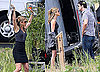 Photos of Jennifer Aniston and Gerard Butler on the Set of The Bounty