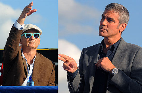 Photos of George Clooney and Bill Murray in Italy