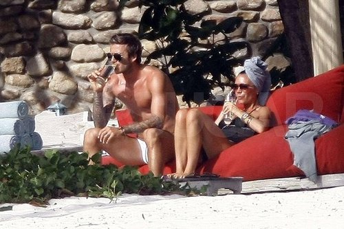 Photos of David and Victoria Beckham on Vacation Photos of David and Victoria Beckham on Vacation