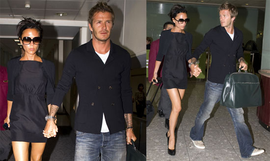 Photos of David Beckham and Victoria Beckham