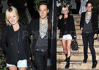 Photos of Kate Moss and Jamie Hince Leaving Sadie Frost's House in London