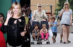 Photos of Heidi Klum With Her Kids in NYC, Video and Photos of Her Appearance on Good Morning America