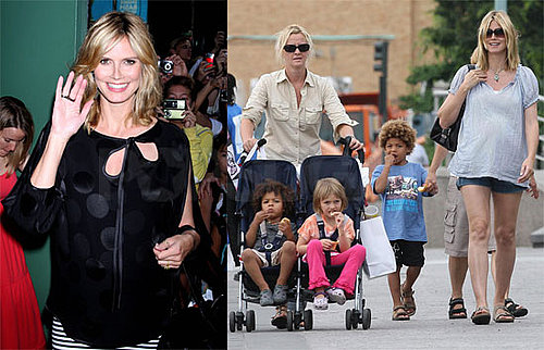 Photos of Heidi Klum With Her Kids in NYC, Video and Photos of Her Appearance on Good Morning America