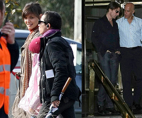 Photos of Katie Holmes on Set in Melbourne and Tom Cruise in LA