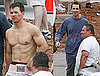 Photos of Shirtless Mark Wahlberg and Skinny Christian Bale on the set of The Fighter