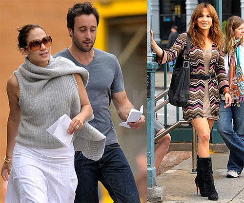 Photos of Jennifer Lopez Filming The Back-Up Plan in NYC