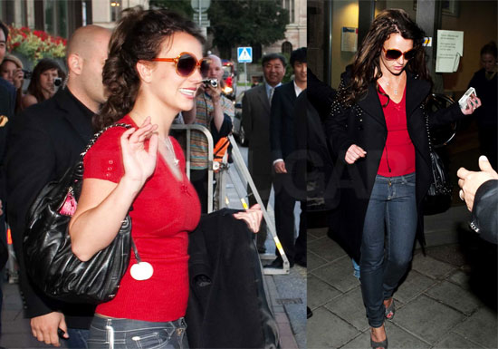 Photos of Britney Spears in Stockholm, Sweden